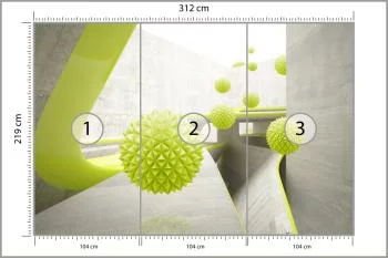 Fototapeta Nowoczesne Kule 3D - obrazek 3