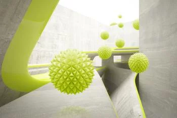 Fototapeta Nowoczesne Kule 3D - obrazek 2