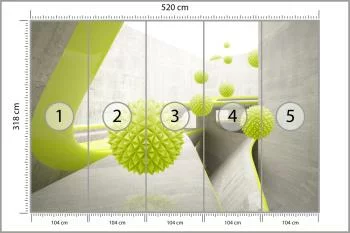 Fototapeta Nowoczesne Kule 3D - obrazek 3