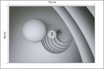Fototapeta Optyczna Kula 3D - obrazek 3