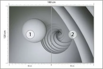 Fototapeta Optyczna Kula 3D - obrazek 3