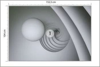 Fototapeta Optyczna Kula 3D - obrazek 3