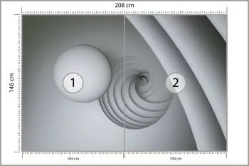 Fototapeta Optyczna Kula 3D - obrazek 3