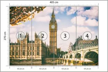 Fototapeta Londyn Big Ben - obrazek 3