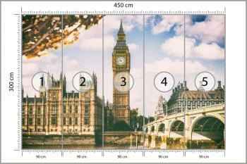 Fototapeta Londyn Big Ben - obrazek 3