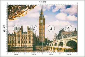 Fototapeta Londyn Big Ben - obrazek 3