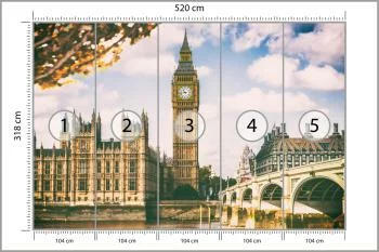 Fototapeta Londyn Big Ben - obrazek 3