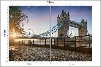 Fototapeta Londyn Tower Bridge - obrazek 3