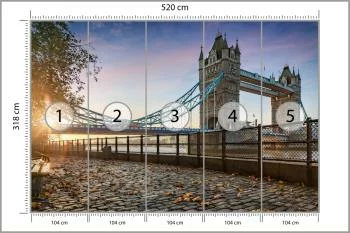 Fototapeta Londyn Tower Bridge - obrazek 3