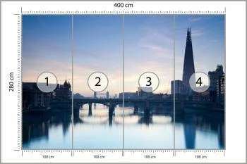 Fototapeta Panorama Londynu - obrazek 3