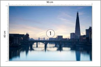 Fototapeta Panorama Londynu - obrazek 3