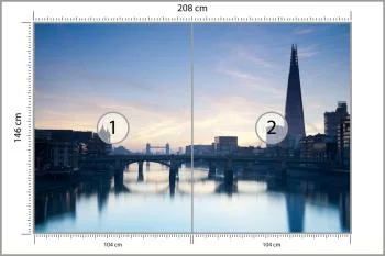 Fototapeta Panorama Londynu - obrazek 3