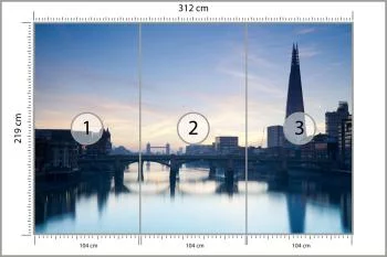 Fototapeta Panorama Londynu - obrazek 3