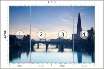 Fototapeta Panorama Londynu - obrazek 3