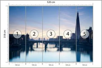 Fototapeta Panorama Londynu - obrazek 3