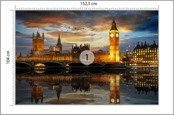 Fototapeta Londyn Nocą - obrazek 3