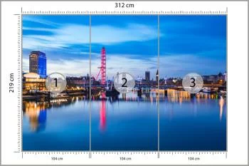 Fototapeta Panorama Londynu - obrazek 3