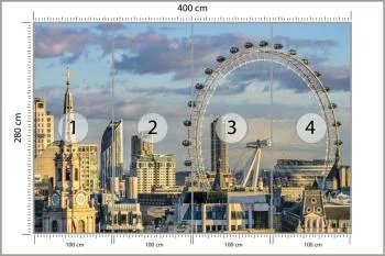 Fototapeta London Eye - obrazek 3