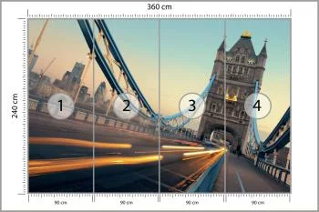 Fototapeta Londyn Tower Bridge - obrazek 3
