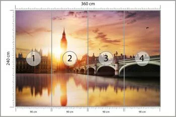 Fototapeta Londyn Big Ben - obrazek 3