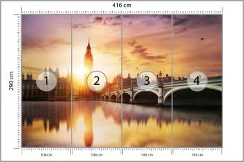 Fototapeta Londyn Big Ben - obrazek 3
