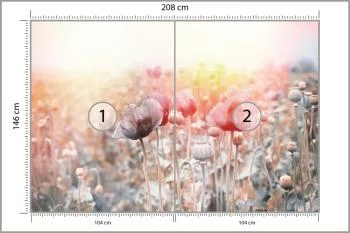 Fototapeta Pole Maków - obrazek 3