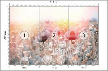 Fototapeta Pole Maków - obrazek 3