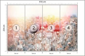 Fototapeta Pole Maków - obrazek 3