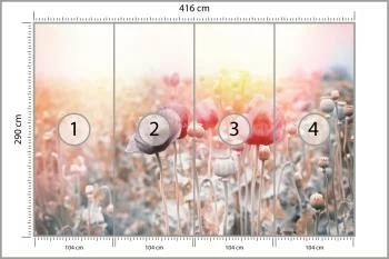 Fototapeta Pole Maków - obrazek 3