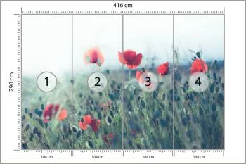 Fototapeta Pole Maków - obrazek 3