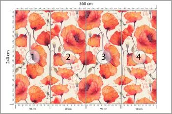 Fototapeta Maki Vintage - obrazek 3
