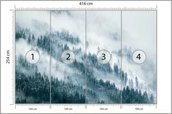 Fototapeta Las We Mgle - obrazek 3