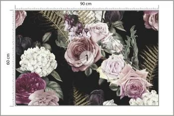 Fototapeta Kolorowe Róże W Stylu Vintage - obrazek 3
