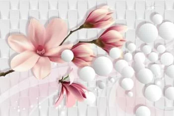 Fototapeta Kolorowa Magnolia - obrazek 2