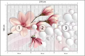Fototapeta Kolorowa Magnolia - obrazek 3