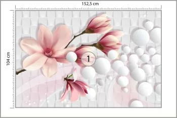 Fototapeta Kolorowa Magnolia - obrazek 3