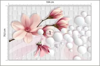 Fototapeta Kolorowa Magnolia - obrazek 3
