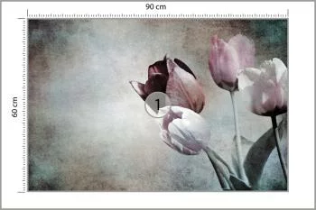 Fototapeta Tulipany W Stylu Vintage - obrazek 3