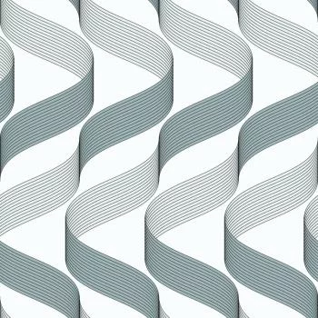 Tapeta Geometryczna - Nowoczesne Fale - obrazek 2