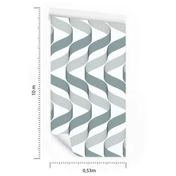 Tapeta Geometryczna - Nowoczesne Fale - obrazek 3