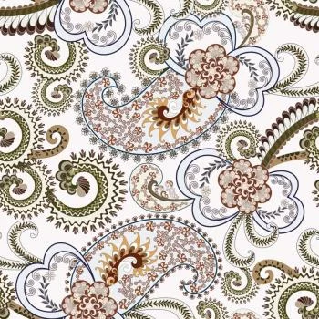 Tapeta Kolorowy Wzór Paisley - obrazek 2
