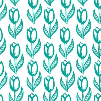 Tapeta Piękne Turkusowe Tulipany - obrazek 2