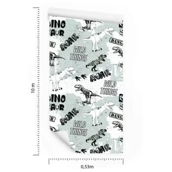 Tapeta W Dinozaury, Zwierzęta, Do Pokoju Dziecka - obrazek 3