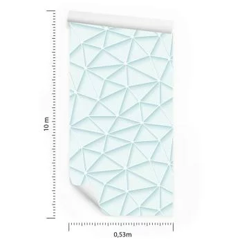 Tapeta Nowoczesna, Geometryczna, 3D, Do Salonu - obrazek 3