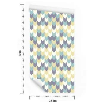 Tapeta Kolorowe Wzory Geometryczne - obrazek 3