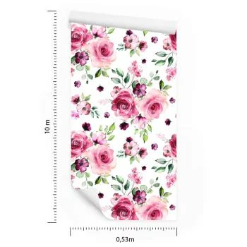 Tapeta Barwne Róże - obrazek 3