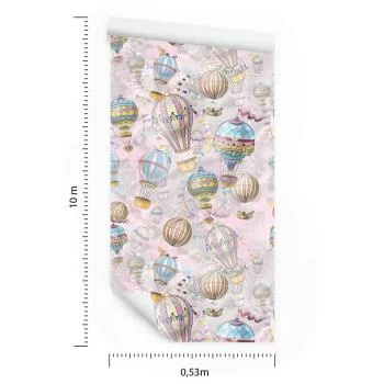 Tapeta Balony W Wielu Kolorach - obrazek 3