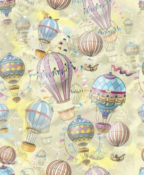 Tapeta Balony W Pastelowych Kolorach - obrazek 2