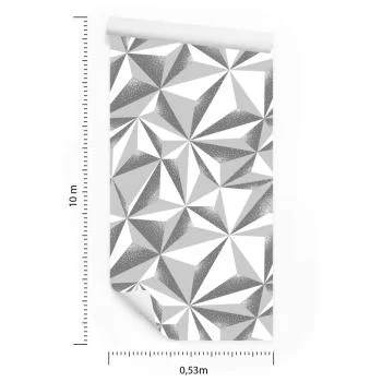 Tapeta Geometryczna - Efekt 3D - obrazek 3