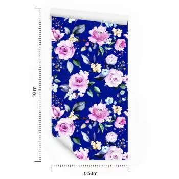 Tapeta Róże Kolorowe Kwiaty - obrazek 3